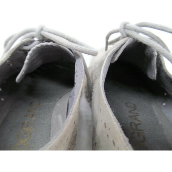 Cole Haan Grand Os Zerogrand Gray Perforated Oxfords Womens Size US 7 B - Picture 8 of 12